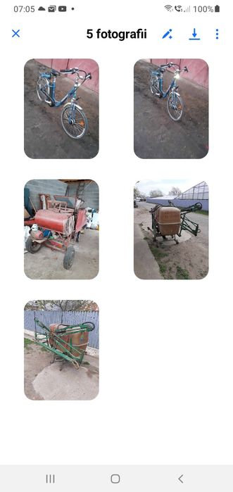 Bicicletă electrică asistată de firmă utilaje
