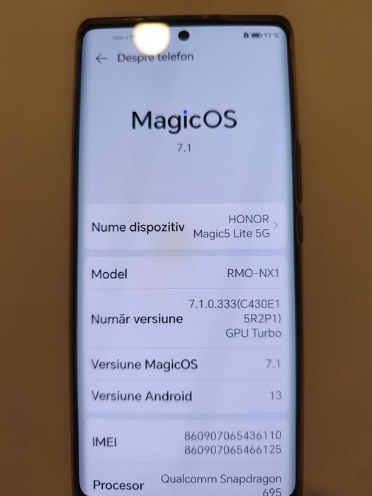 Honor magic 5 lite