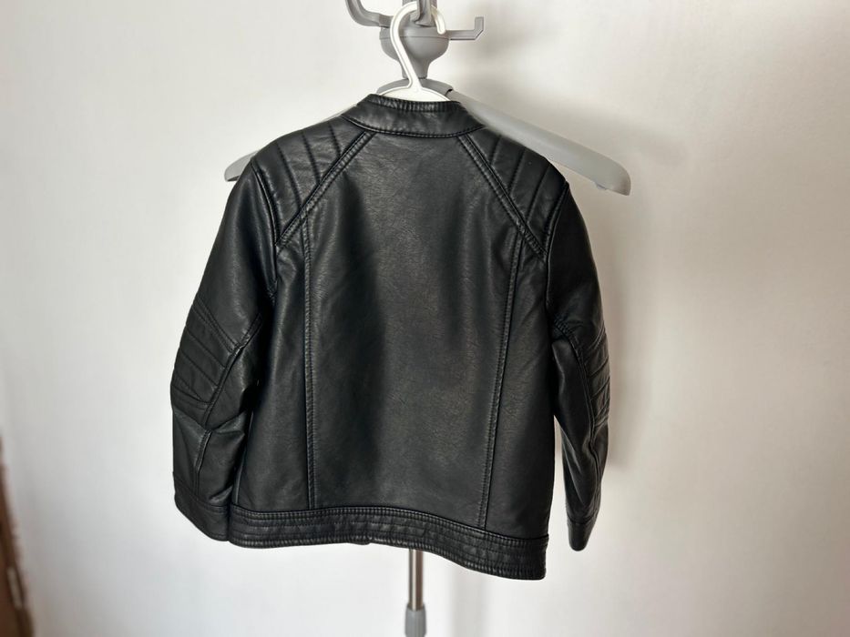 Geaca biker cu efect de piele, Zara, 6 ani