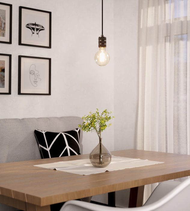 Bec LED cu filament Eglo Connect.z Smart Home E27, G95,