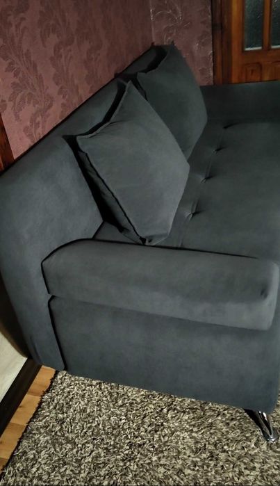 Продам диван в цвете графит