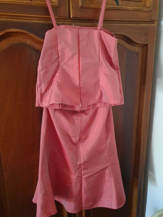 Compleu roz elegant, marime 44