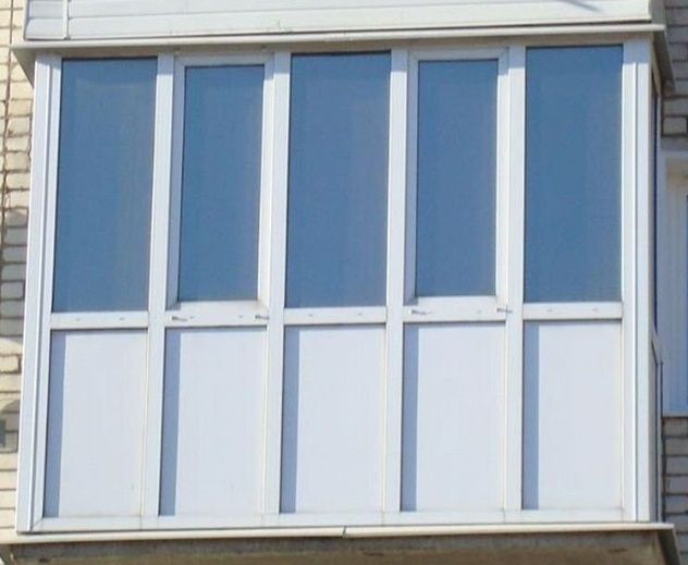 Балкон пластиковый б/у