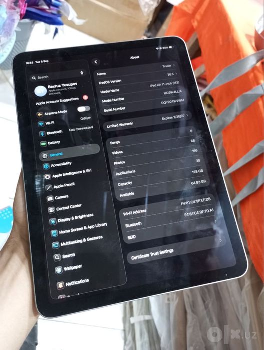 Ipad air m3 11-inch