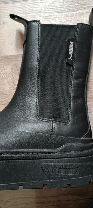 PUMA Боти Челси,кожа,EU38,като Нови