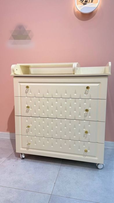 Детский кровать+комод