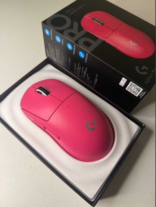 Мышка Logitech G Pro X Superlight 2 (розовая)