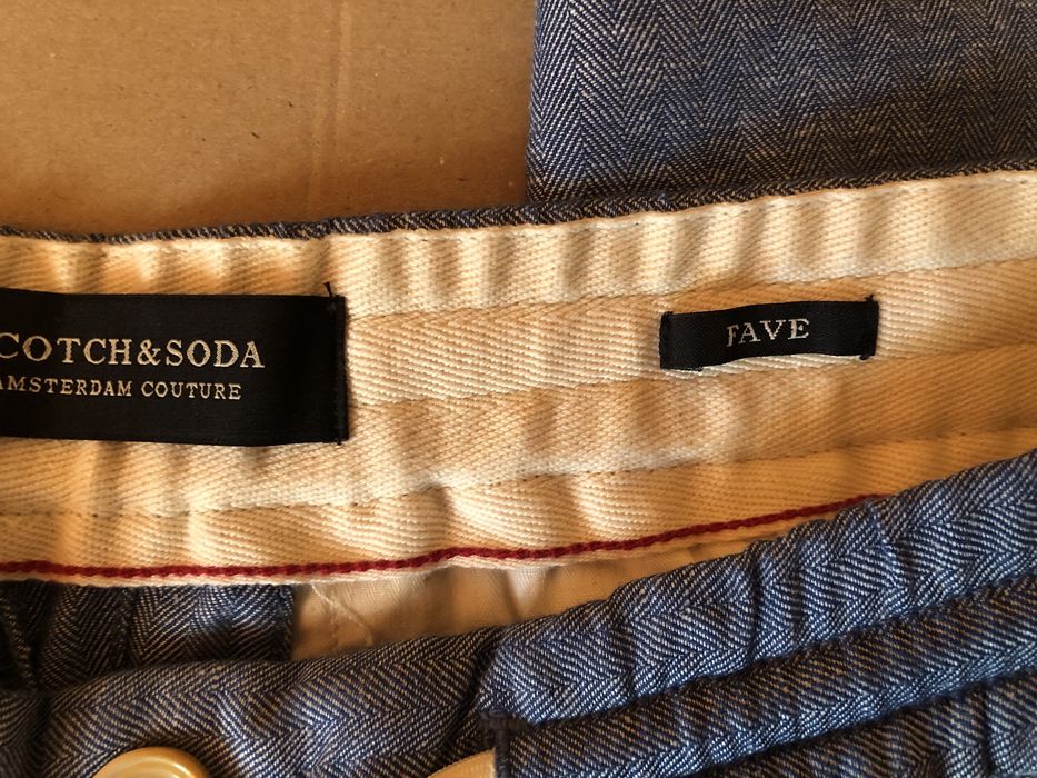 23% лен Scotch & Soda Fave Linen Pants ОРИГИНАЛНИ мъжки панталони с лен -31