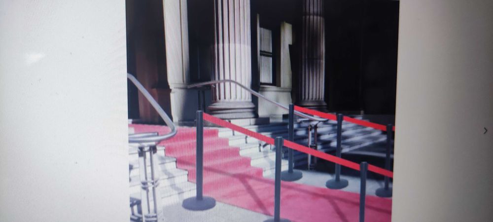 Комплект ВИП преграда, 3 части, неръждаема стомана, златиста