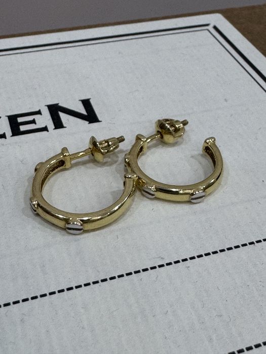 Золотые серьги Cartier