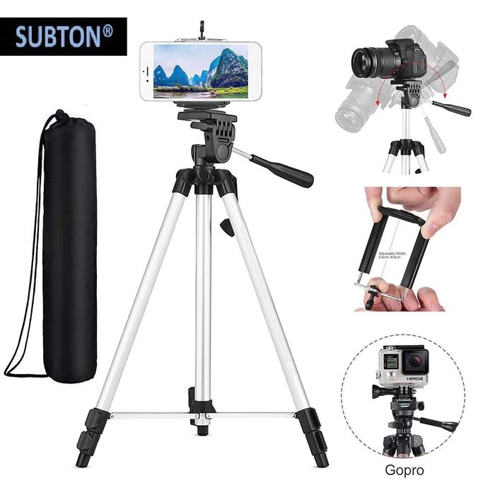 Статив 1.3Метра стойка трипод за телефон смартфон iphone камера