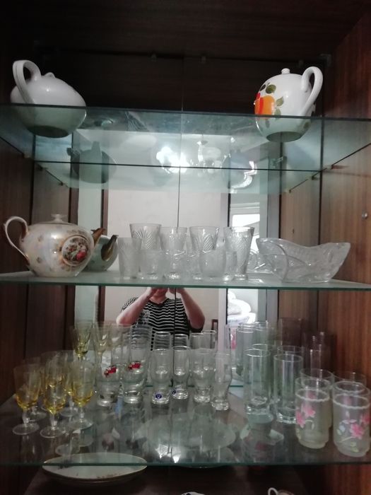 Фужеры, рюмки, стаканы, стекло, хрусталь