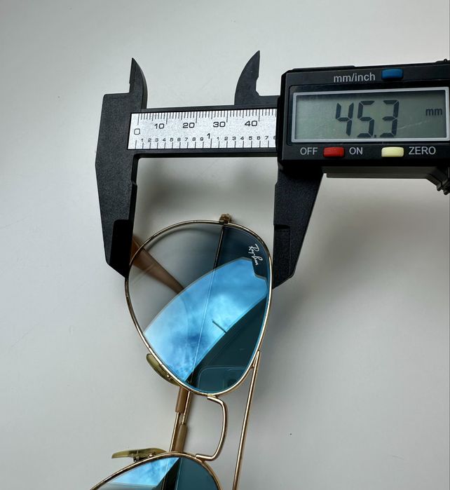 Ray Ban RB3025 aviator 55мм/светло син градиент/Made in Italy