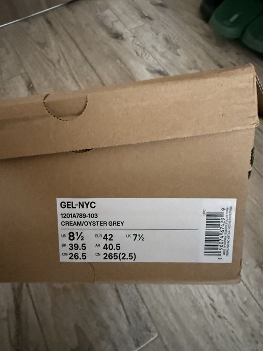Asics Gel NYC Cream/Oyster Grey Noi
