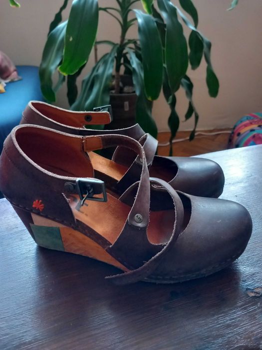 Обувки Art от естествена кожа в ретро стил