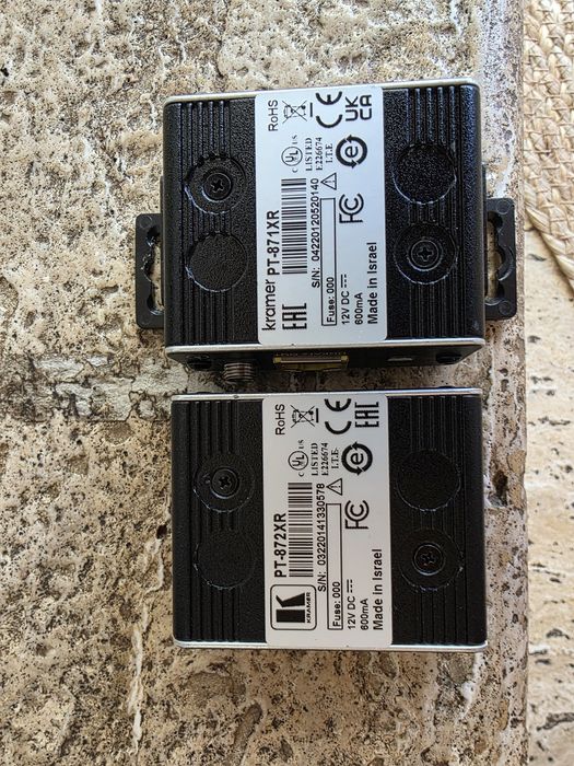 Extender Kramer PT-871/2XR-KIT 4k HDR
Kramer PT-871/2XR-KIT