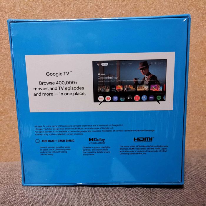 Нов сертифициран Google TV box Ugoos SK2 4Gb/32Gb Wifi 6/ BT 5.2 LAN