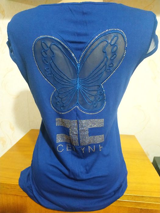 Жен. майки синего цвета. Размер 44-46. См. все фото