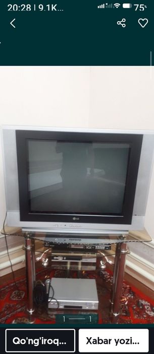 LG tv va ptapka 2 lasi 300 ming soʻm