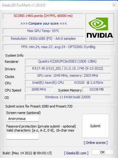 Placa video Profi Gaming Autodesk AutoCAD Quadro K2200 4Gb DDR5