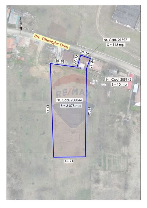 De vânzare teren intravilan, 3,201 mp, Str Gheorghe Doja, Oradea