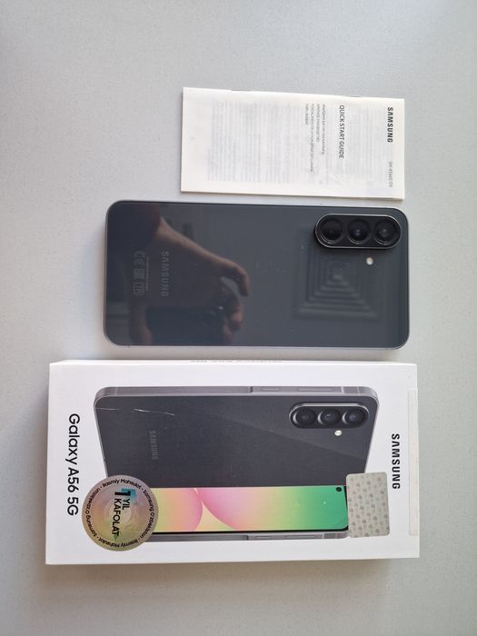 Samaung A56 8/128GB Black. Ideal.4 oylik telefon.