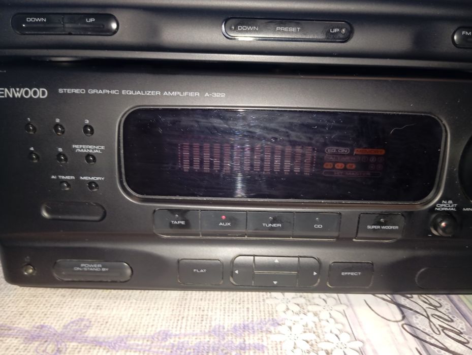 Комплект грамофон Lenco,усилвател тунер и колони Kenwood