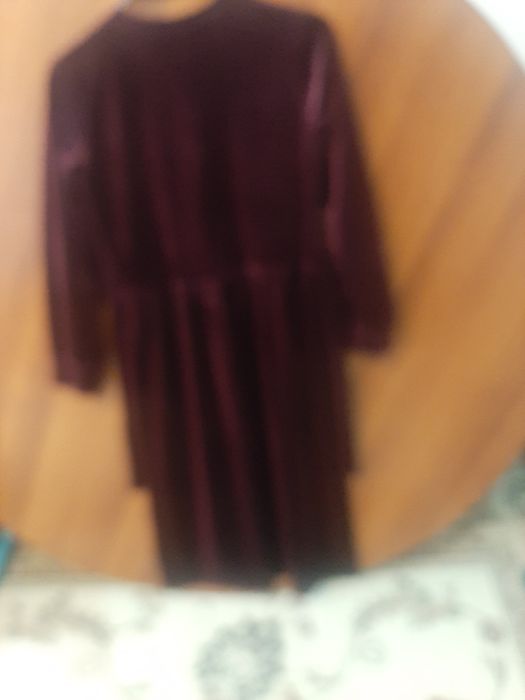 Платье велюровое