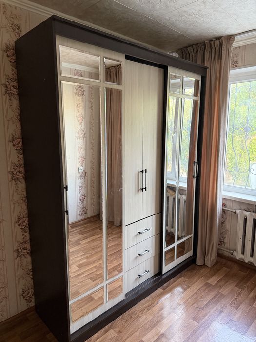 Шкаф с зеркалом на дверях