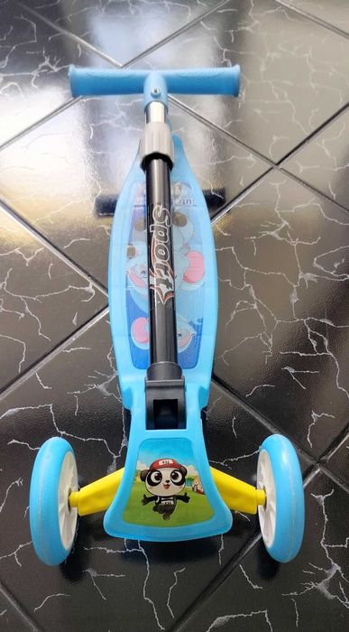 Trotineta pliabila si reglabila, Bleu, +3 ani