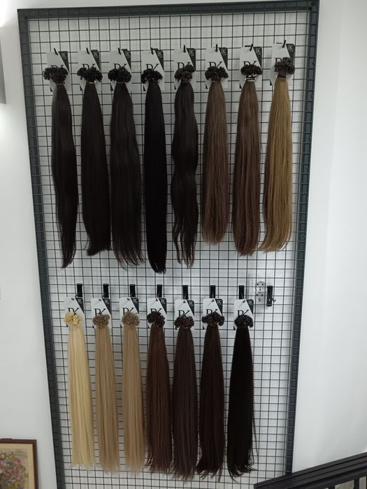 Естествени коси 120гр  първо качеството  промоция 280 лева