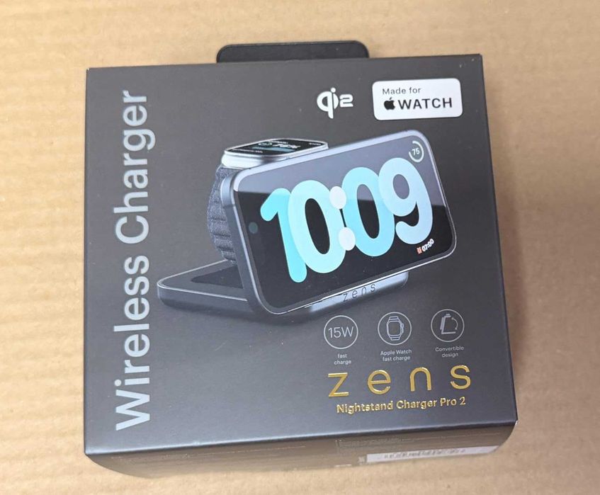 Безжично зарядно за нощно шкафче Zens Magnetic Wireless Charger Pro 2