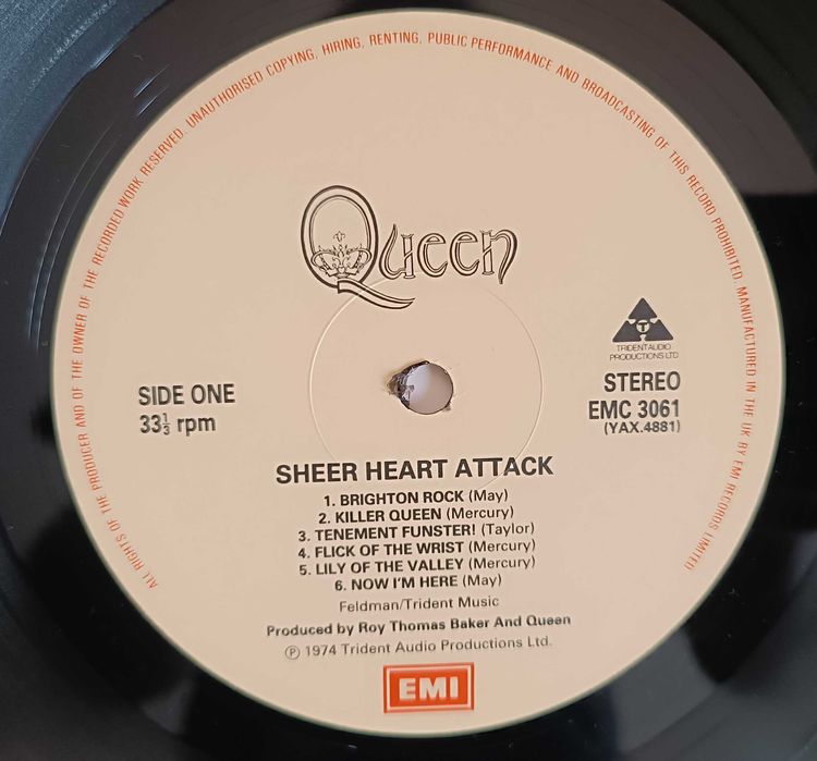 Грамофонна плоча QUEEN - SHEER HEART ATTACK