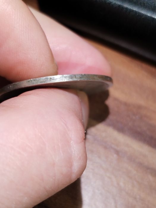 Monedă 500 lei 1944 Regele Mihai l Inscripțio pe muchie NIHIL SINE DEO