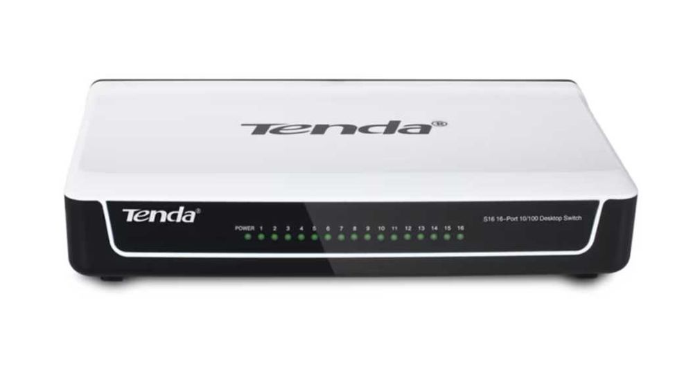 Switch Tenda S16, 16 Port-uri 10/100 Mbps