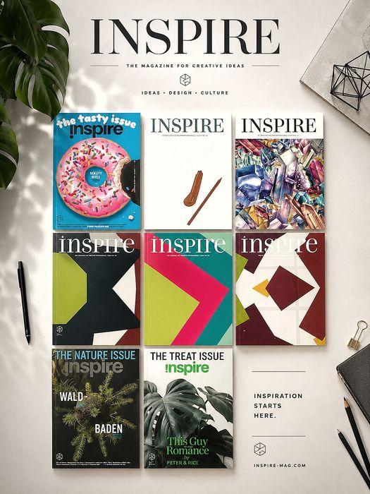 Коллекция Дизайнера. InSpire. Журналы с Уникальным Дизайном. Швеция