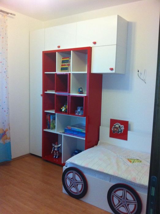 Set mobilier copii Cars din MDF lucios