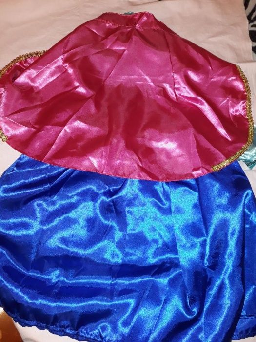 Rochie/rochita printesa Anna- Frozen -accesorii/ petreceri tematice