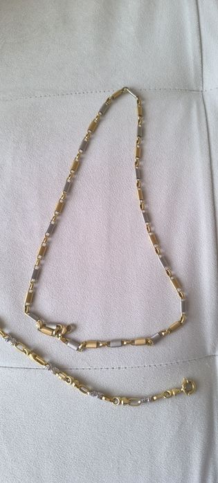 Vand Lant și brățară de aur 14K