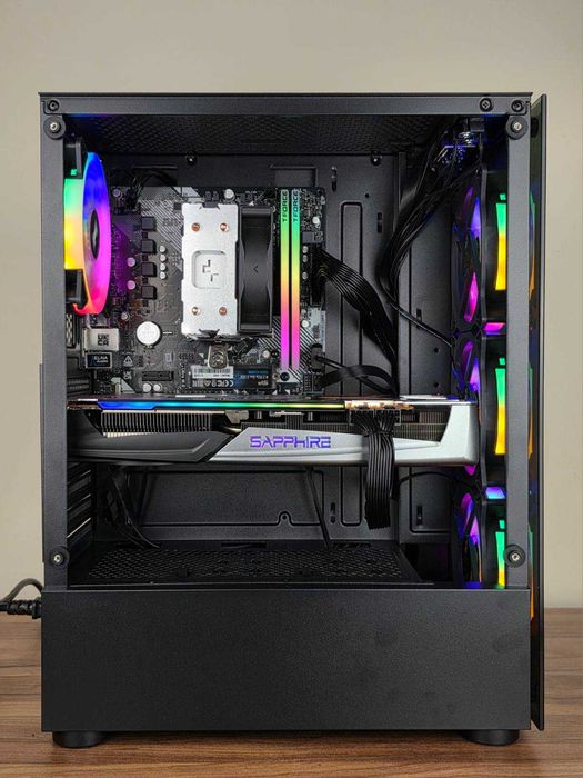 Нов | Ryzen 5600 | RX 6600 | 16 GB RAM | NVMe 512GB | Геймърски