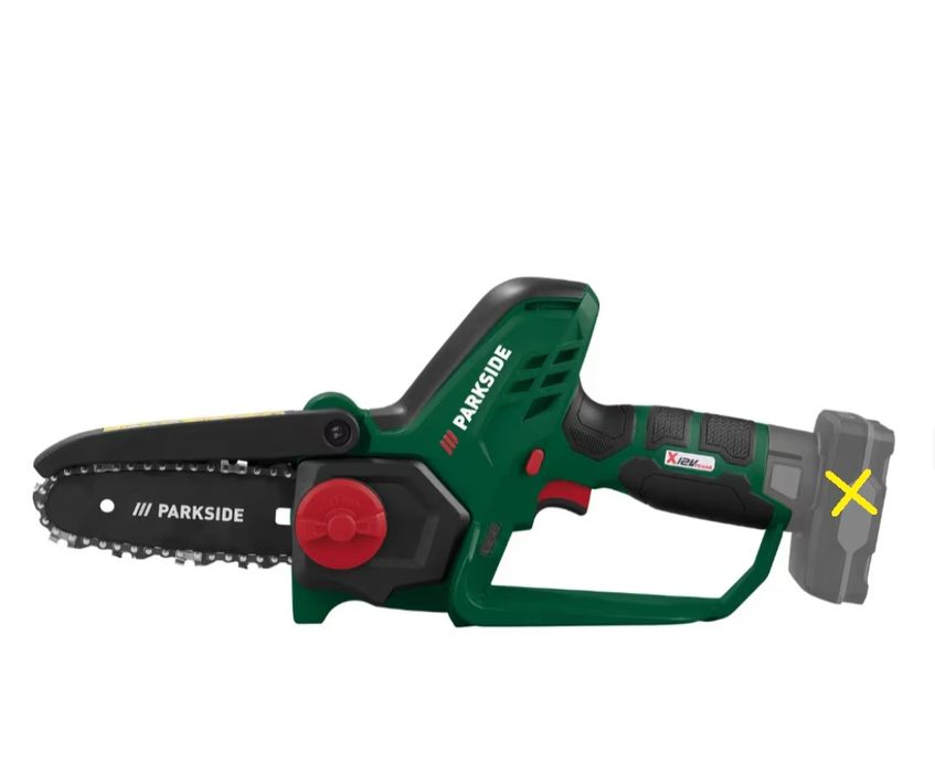 Mini drujba parkside 12 v toaletare copaci grădină