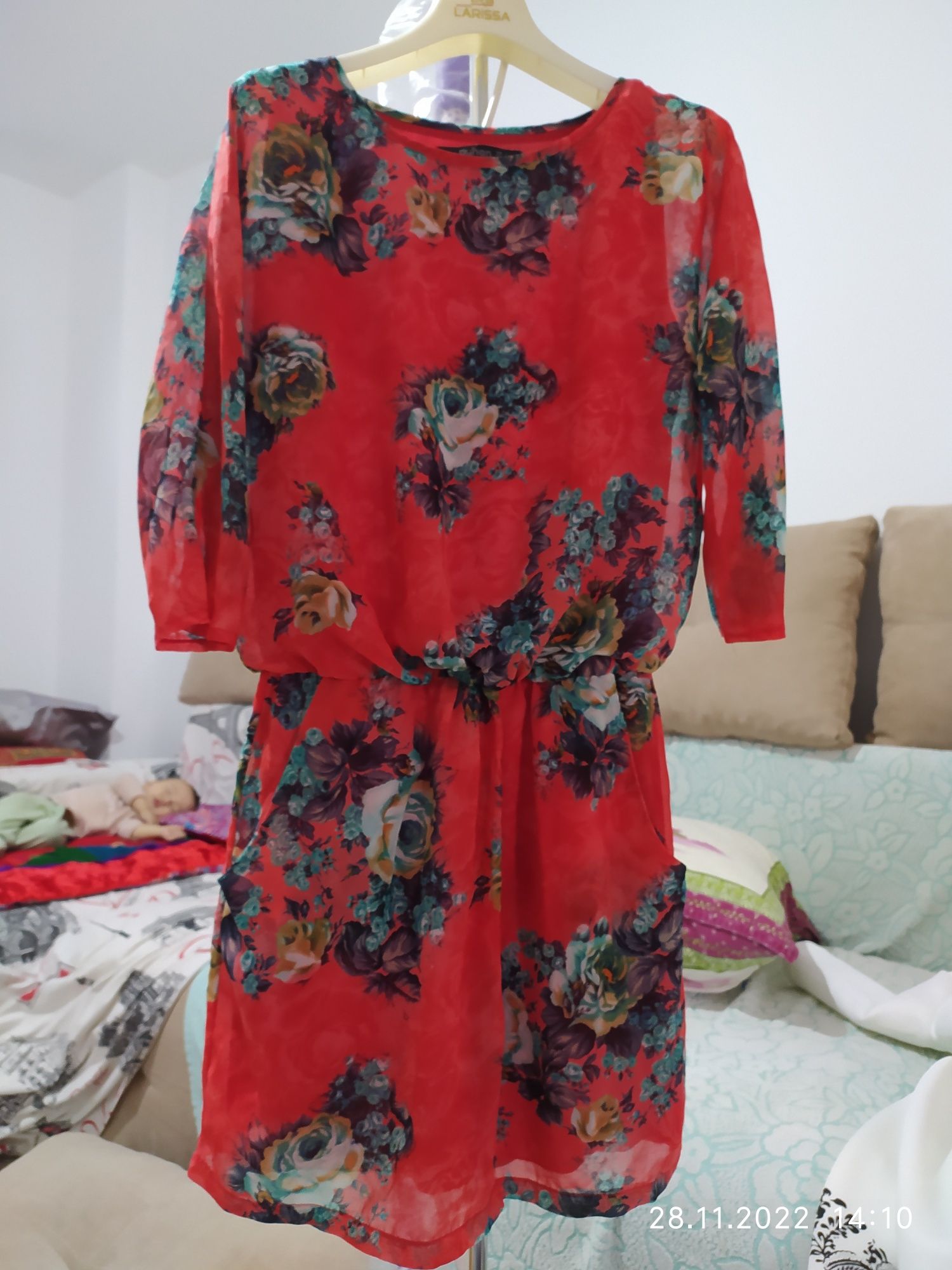 Платье шифоновое свободного кроя вечернее LADO купить в интернет-магазине Wildberries