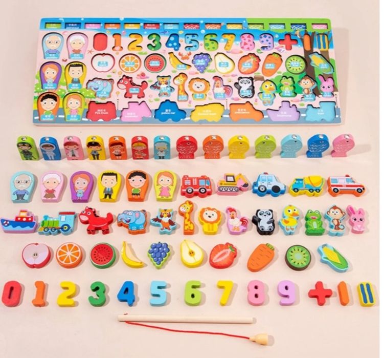 Joc montessori din lemn