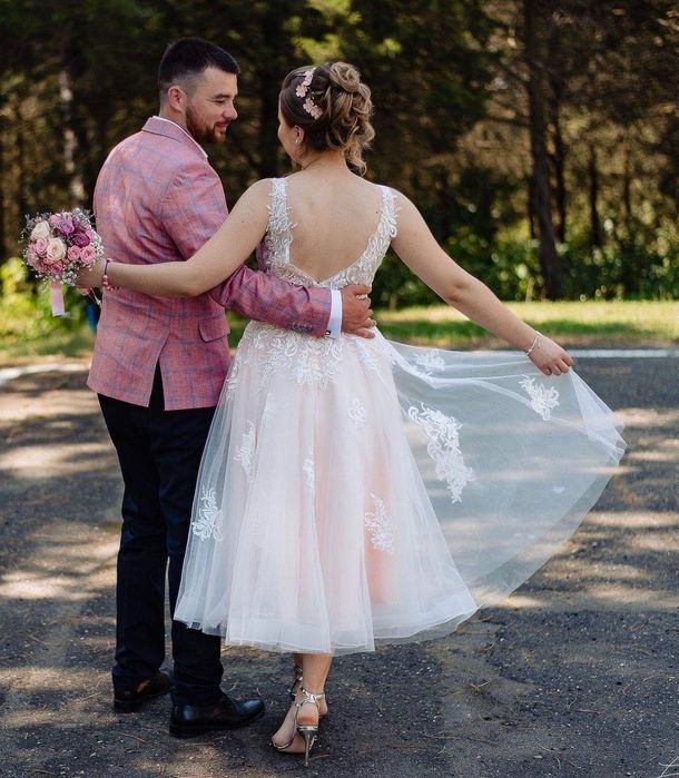 Rochie de mireasa midi