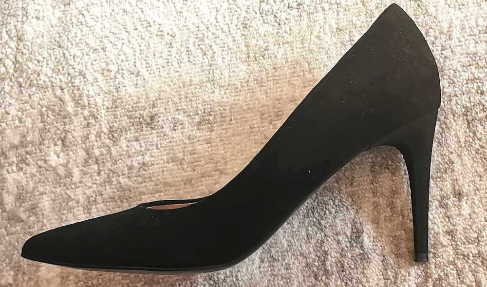 Pantofi piele întoarsă stiletto nr. 39