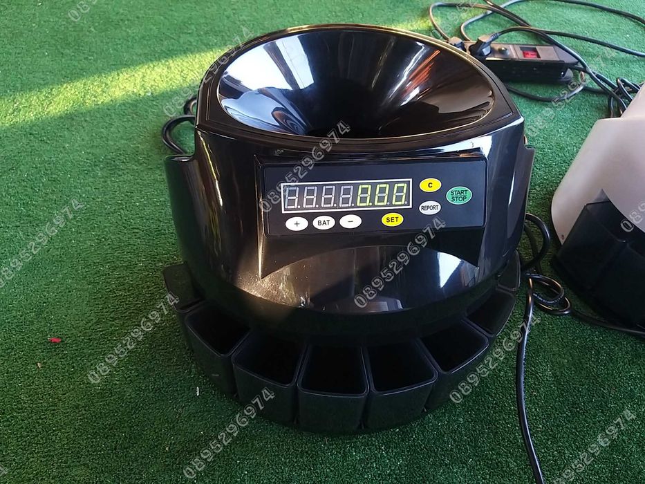 Машина за броене и сортиране на Евро монети и стотинки