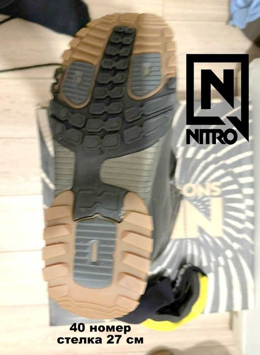 Сноуборд обувки NITRO. 40 и 35 номер