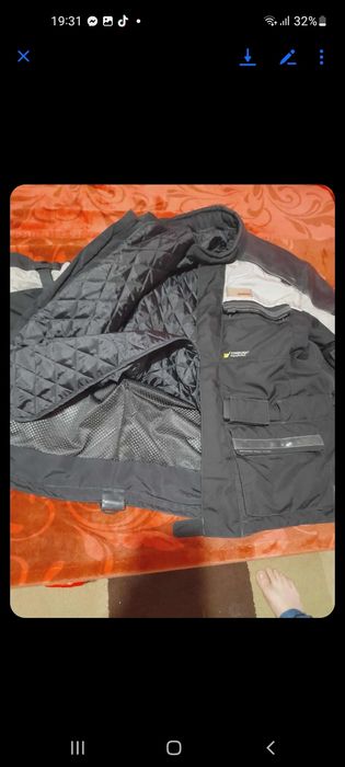 Geaca motociclist super bună și calitate mărime xl cu protecție umeri