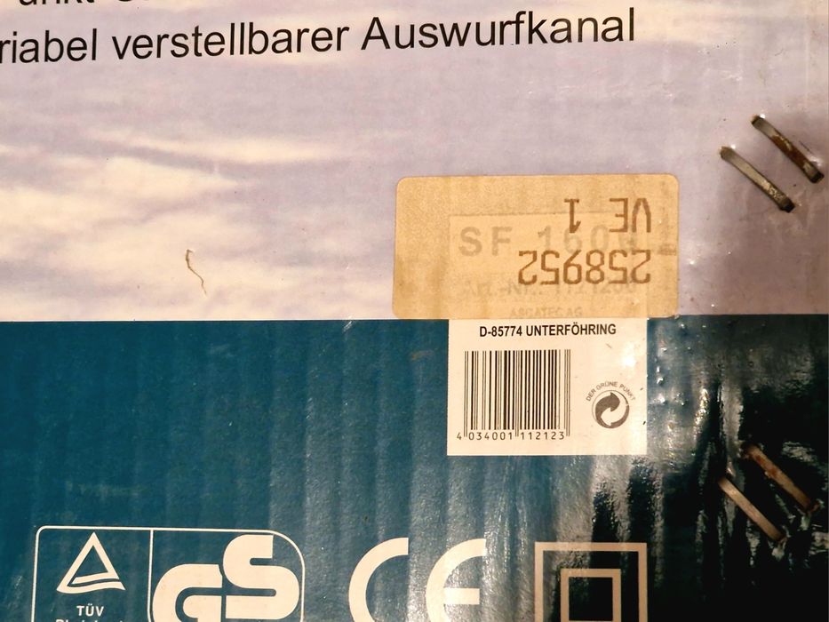 Maina zăpadă freză zapada Germania NOUA