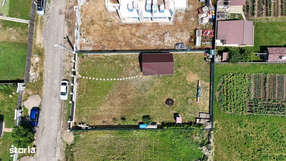 Teren intravilan 609 mp | Împrejmuit | Branșat la utilități | Prejmer